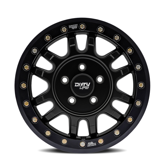 9309R-5799MB - Dirty Life Canyon Pro SXS 15X7 Blank /  ET 13mm Matte Black - Dirty Life Wheels Canada