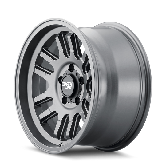9310-7950MGT0 - Dirty Life Canyon 17X9 5X150 /  ET 0mm Satin Graphite - Dirty Life Wheels Canada