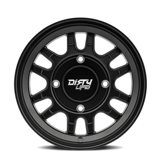 9310S-4799MB - Dirty Life Canyon Sport SXS 14X7 Blank /  ET 13mm Matte Black - Dirty Life Wheels Canada