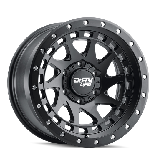 9311-7973MB12 - Dirty Life Enigma Pro 17X9 5X127 /  ET -12mm Matte Black - Dirty Life Wheels Canada