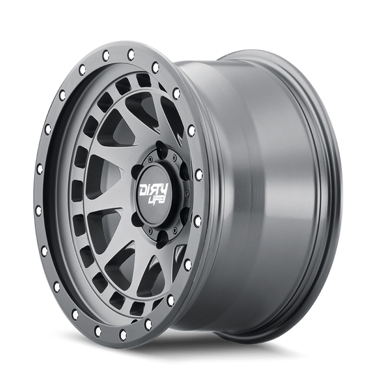 9311-7983MGT38 - Dirty Life Enigma Pro 17X9 6X139.7 /  ET -38mm Satin Graphite - Dirty Life Wheels Canada
