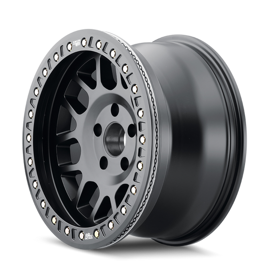 9312-7973MB38 - Dirty Life Mesa Race 17X9 5X127 /  ET -38mm Matte Black - Dirty Life Wheels Canada