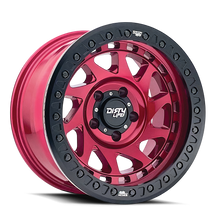 Load image into Gallery viewer, 9313-7973R38 - Dirty Life Enigma Race 17X9 5X127 /  ET -38mm Gloss Crimson Candy Red - Dirty Life Wheels Canada