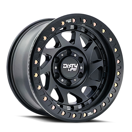 9313-7970MB12 - Dirty Life Enigma Race 17X9 8X170 /  ET -12mm Matte Black - Dirty Life Wheels Canada
