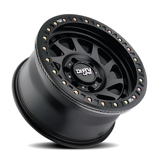 9313-7983MB38 - Dirty Life Enigma Race 17X9 6X139.7 /  ET -38mm Matte Black - Dirty Life Wheels Canada