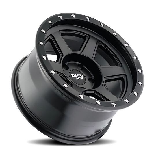 9315-7973MB12 - Dirty Life Compound 17X9 5X127 /  ET -12mm Matte Black - Dirty Life Wheels Canada