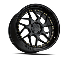 Load image into Gallery viewer, DS11885510035GBGR - Aodhan DS01 18X8.5 5X100 ET 35mm Gloss Black with Gold Rivets - Aodhan Wheels Canada