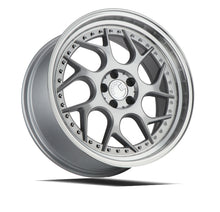 Load image into Gallery viewer, DS11885510035SML - Aodhan DS01 18X8.5 5X100 ET 35mm Silver Machined Lip with Chrome Rivets - Aodhan Wheels Canada