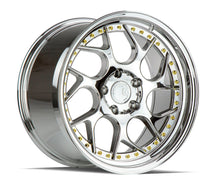 Load image into Gallery viewer, DS11885510035VC - Aodhan DS01 18X8.5 5X100 ET 35mm Vacuum Chrome with Gold Rivets - Aodhan Wheels Canada
