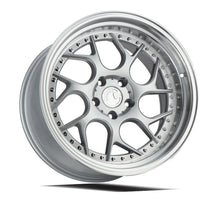 Charger l'image dans la galerie, DS11895510035SML - Aodhan DS01 18X9.5 5X100 ET 35mm Silver Machined Lip with Chrome Rivets - Aodhan Wheels Canada