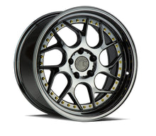 Load image into Gallery viewer, DS11895510035VB - Aodhan DS01 18X9.5 5X100 ET 35mm Black Vacuum with Gold Rivets - Aodhan Wheels Canada