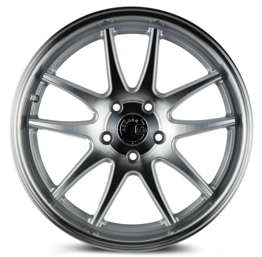 DS21885510035SMF - Aodhan DS02 18X8.5 5X100 ET 35mm Silver with Machined Face - Aodhan Wheels Canada