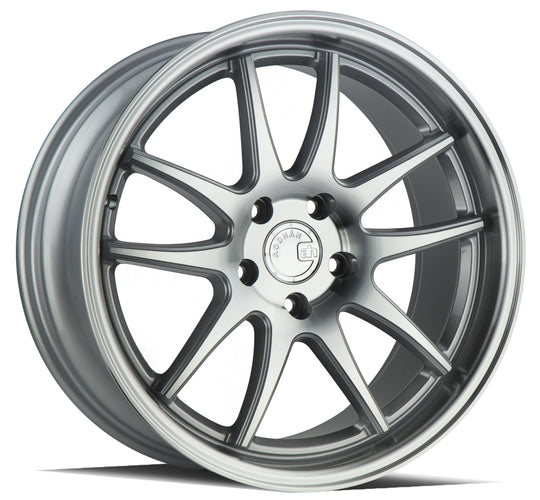 DS21885510035SMF - Aodhan DS02 18X8.5 5X100 ET 35mm Silver with Machined Face - Aodhan Wheels Canada
