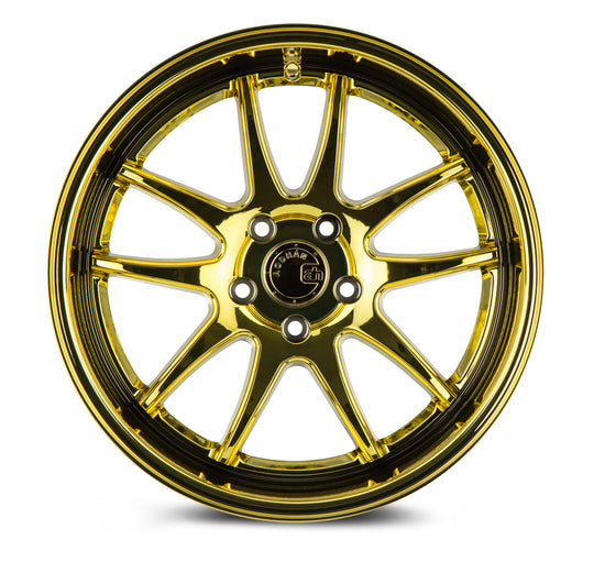 DS21895510035VG - Aodhan DS02 18X9.5 5X100 ET 35mm Gold Vacuum - Aodhan Wheels Canada