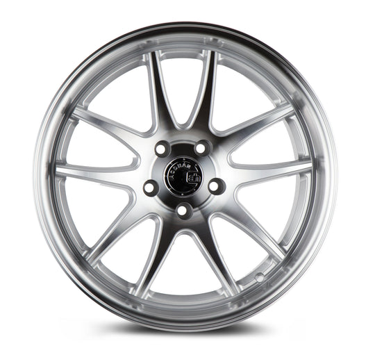 DS21895511415SMF - Aodhan DS02 18X9.5 5X114.3 ET 15mm Silver with Machined Face - Aodhan Wheels Canada