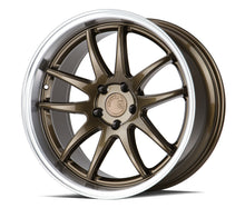 Load image into Gallery viewer, DS21895511430BR - Aodhan DS02 18X9.5 5X114.3 ET 30mm Bronze with Machined Lip - Aodhan Wheels Canada