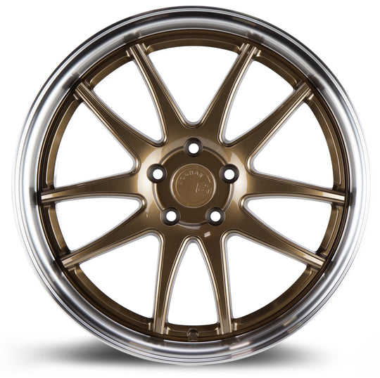 DS21985511435BR - Aodhan DS02 19X8.5 5X114.3 ET 35mm Bronze with Machined Lip - Aodhan Wheels Canada