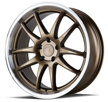 Charger l'image dans la galerie, DS21985511435BR - Aodhan DS02 19X8.5 5X114.3 ET 35mm Bronze with Machined Lip - Aodhan Wheels Canada
