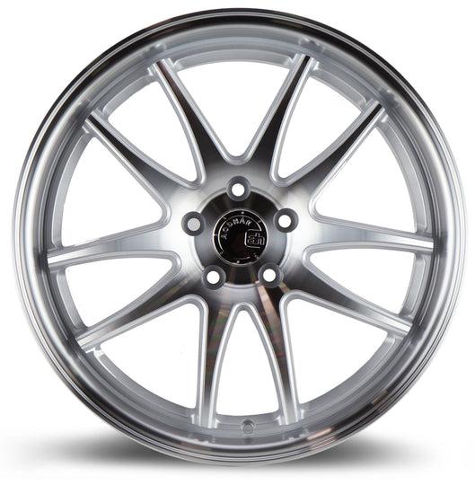 DS21985511435SMF - Aodhan DS02 19X8.5 5X114.3 ET 35mm Silver with Machined Face - Aodhan Wheels Canada