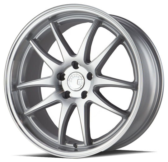 DS21985511435SMF - Aodhan DS02 19X8.5 5X114.3 ET 35mm Silver with Machined Face - Aodhan Wheels Canada