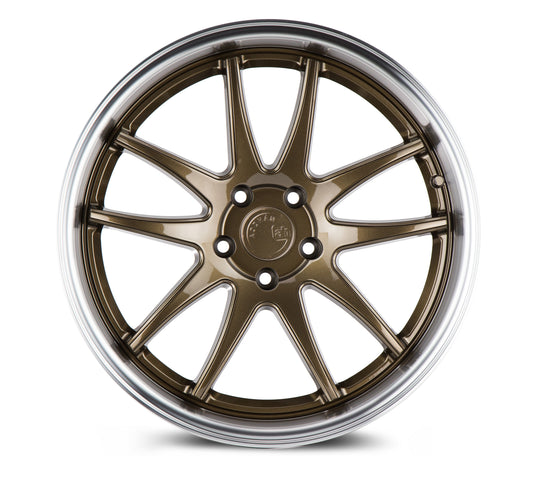DS21995511430BR - Aodhan DS02 19X9.5 5X114.3 ET 30mm Bronze with Machined Lip - Aodhan Wheels Canada