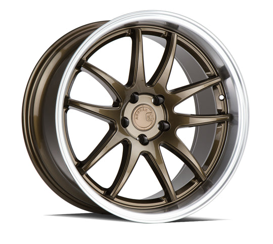 DS21995511430BR - Aodhan DS02 19X9.5 5X114.3 ET 30mm Bronze with Machined Lip - Aodhan Wheels Canada