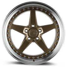 Load image into Gallery viewer, DS51885510035BR - Aodhan DS05 18X8.5 5X100 ET 35mm Bronze with Machined Lip - Aodhan Wheels Canada