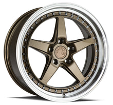 Load image into Gallery viewer, DS51885511435BR - Aodhan DS05 18X8.5 5X114.3 ET 35mm Bronze with Machined Lip - Aodhan Wheels Canada