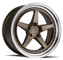 Load image into Gallery viewer, DS51895510035BR - Aodhan DS05 18X9.5 5X100 ET 35mm Bronze with Machined Lip - Aodhan Wheels Canada