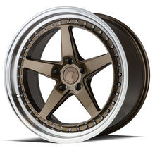 Load image into Gallery viewer, DS51895511415BR - Aodhan DS05 18X9.5 5X114.3 ET 15mm Bronze with Machined Lip - Aodhan Wheels Canada