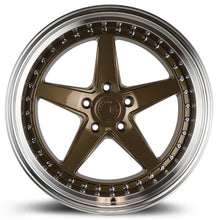 Charger l'image dans la galerie, DS51911511422BR - Aodhan DS05 19X11 5X114.3 ET 22mm Bronze with Machined Lip - Aodhan Wheels Canada