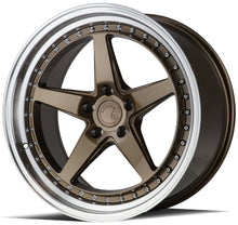 Charger l'image dans la galerie, DS51995511415BR - Aodhan DS05 19X9.5 5X114.3 ET 15mm Bronze with Machined Lip - Aodhan Wheels Canada