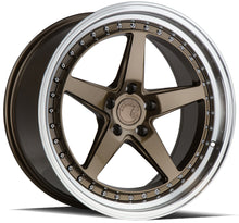 Load image into Gallery viewer, DS51995511422BR - Aodhan DS05 19X9.5 5X114.3 ET 22mm Bronze with Machined Lip - Aodhan Wheels Canada