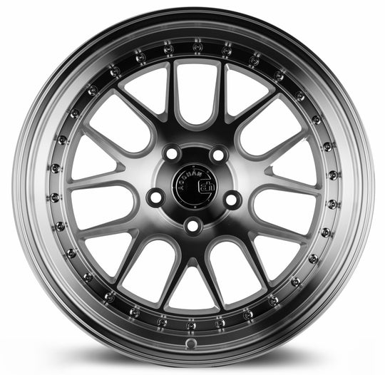 DS61885510035SMF - Aodhan DS06 18X8.5 5X100 ET 35mm Silver with Machined Face - Aodhan Wheels Canada