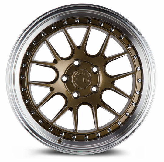DS61885511435BZ - Aodhan DS06 18X8.5 5X114.3 ET 35mm Bronze with Machined Lip - Aodhan Wheels Canada