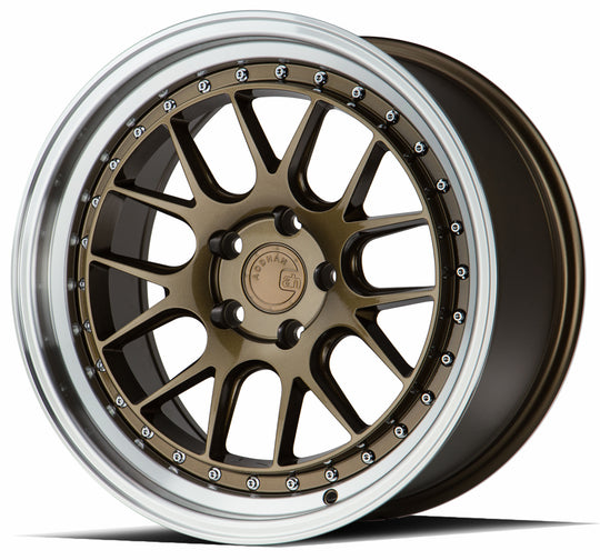 DS61885511435BZ - Aodhan DS06 18X8.5 5X114.3 ET 35mm Bronze with Machined Lip - Aodhan Wheels Canada