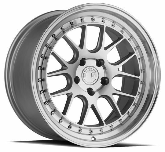DS61895510035SMF - Aodhan DS06 18X9.5 5X100 ET 35mm Silver with Machined Face - Aodhan Wheels Canada