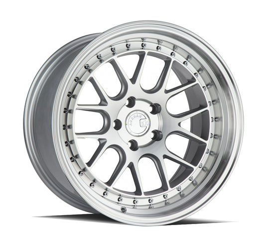 DS61911511422SMF - Aodhan DS06 19X11 5X114.3 ET 22mm Silver with Machined Face - Aodhan Wheels Canada