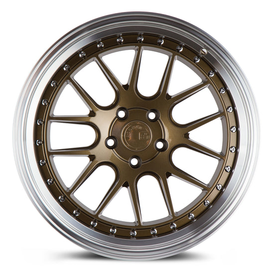 DS61995511415BZ - Aodhan DS06 19X9.5 5X114.3 ET 15mm Bronze with Machined Lip - Aodhan Wheels Canada
