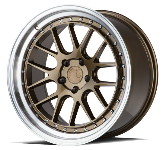 DS61995511415BZ - Aodhan DS06 19X9.5 5X114.3 ET 15mm Bronze with Machined Lip - Aodhan Wheels Canada