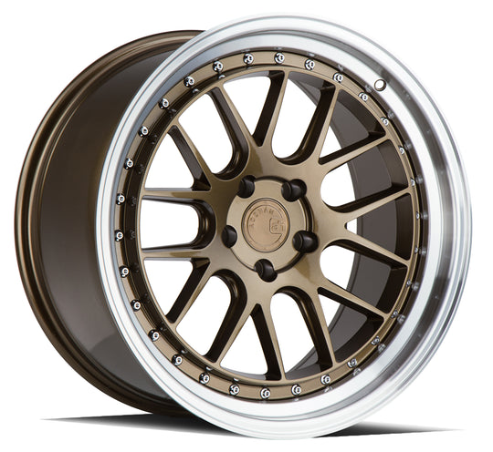 DS61995511415BZ - Aodhan DS06 19X9.5 5X114.3 ET 15mm Bronze with Machined Lip - Aodhan Wheels Canada