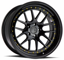 Load image into Gallery viewer, DS61995511415GB - Aodhan DS06 19X9.5 5X114.3 ET 15mm Gloss Black with Gold Rivets - Aodhan Wheels Canada