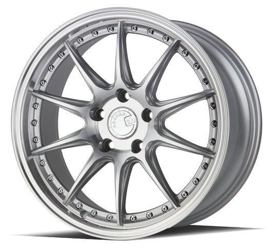 DS71885510035SMF - Aodhan DS07 18X8.5 5X100 ET 35mm Silver with Machined Face - Aodhan Wheels Canada