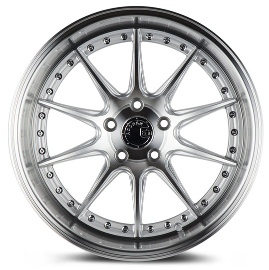 DS71895510035SMF - Aodhan DS07 18X9.5 5X100 ET 35mm Silver with Machined Face - Aodhan Wheels Canada