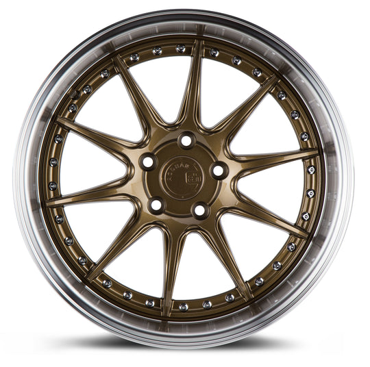 DS71895511422BZ - Aodhan DS07 18X9.5 5X114.3 ET 22mm Bronze with Machined Lip - Aodhan Wheels Canada