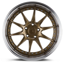 Charger l'image dans la galerie, DS71895511430BZ - Aodhan DS07 18X9.5 5X114.3 ET 30mm Bronze with Machined Lip - Aodhan Wheels Canada