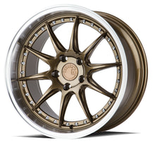Charger l'image dans la galerie, DS71895511430BZ - Aodhan DS07 18X9.5 5X114.3 ET 30mm Bronze with Machined Lip - Aodhan Wheels Canada