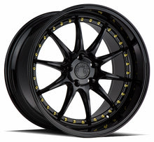 Load image into Gallery viewer, DS71911511422GB - Aodhan DS07 19X11 5X114.3 22mm Gloss Black W /Gold Rivets - Aodhan Wheels Canada