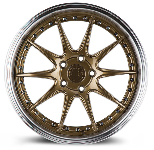 DS71985511435BZ - Aodhan DS07 19X8.5 5X114.3 ET 35mm Bronze with Machined Lip - Aodhan Wheels Canada