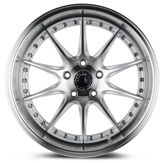 DS71985511435SMF - Aodhan DS07 19X8.5 5X114.3 ET 35mm Silver with Machined Face - Aodhan Wheels Canada